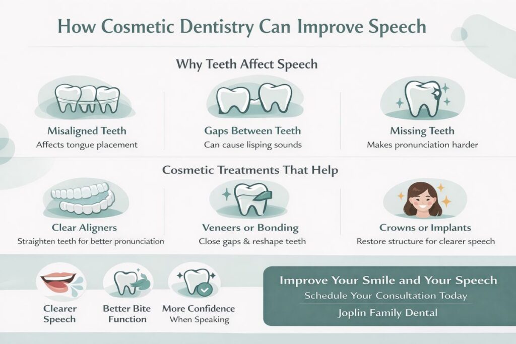 How Cosmetic Dentistry Can Help Improve Your Speech